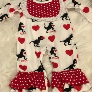 Rawr Ruffle Romper